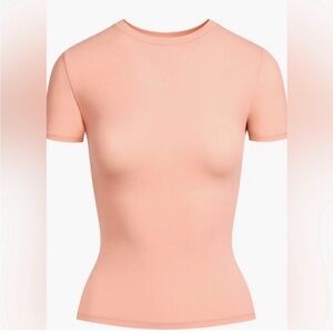 SKIMS by Kim Kardashian Fits Everybody T-Shirt DESERT CLAY Size XXS NWT